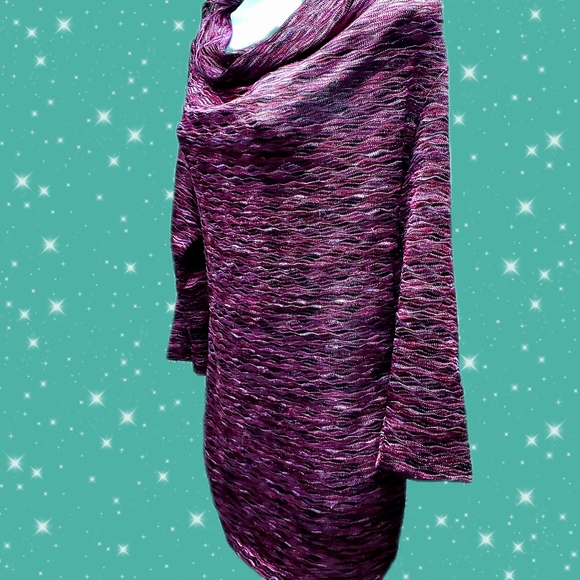 Cato's Cowl Neck Long Sleeves Knit Tunic - Picture 5 of 11